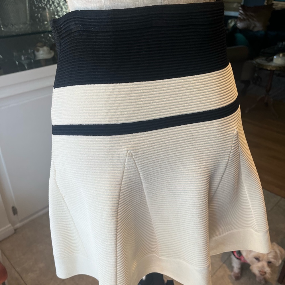 Black and white Timo Weiland skirt